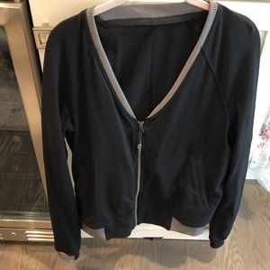 Lululemon Black. Zip up sweatshirt